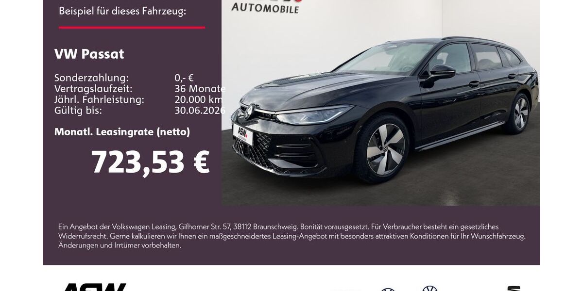 VW Passat 14.900 km 56.980 &euro; Sinsheim 74889