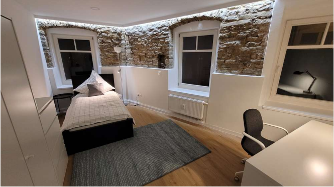 Etagenwohnung Ludwigsburg Eglosheim - 1 Zimmer, 14 m&sup2;, 470&euro; | Angebot:24529137