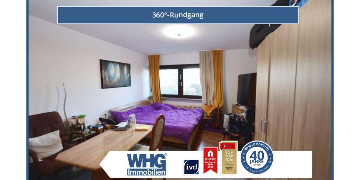 Etagenwohnung Ludwigsburg Eglosheim - 1 Zimmer, 32 m&sup2;, 99.000&euro; | Angebot:27486712