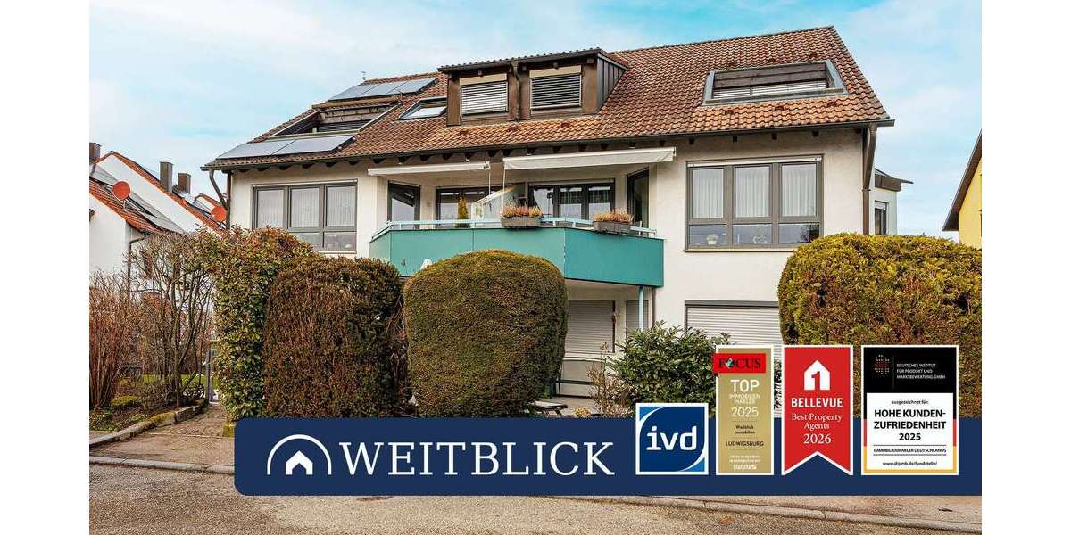 Etagenwohnung Asperg - 2.5 Zimmer, 52 m&sup2;, 198.000&euro; | Angebot:25637163