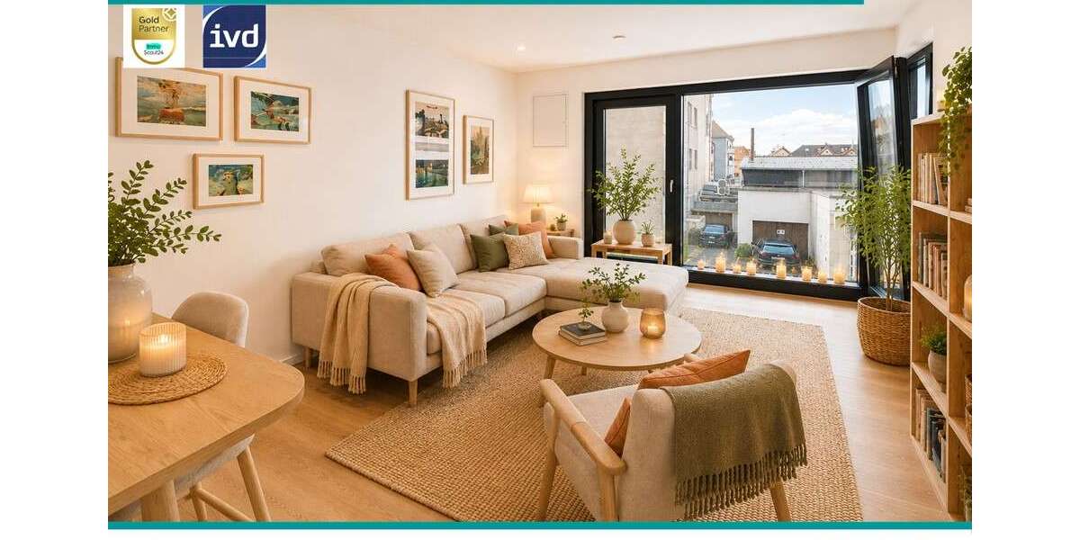 Etagenwohnung Heilbronn - 2 Zimmer, 54 m&sup2;, 1.026&euro; | Angebot:26677473