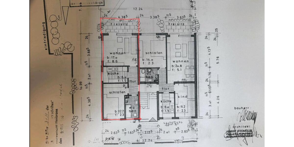 Terrassenwohnung Heilbronn Böckingen - 2 Zimmer, 48 m&sup2;, 860&euro; | Angebot:26681885