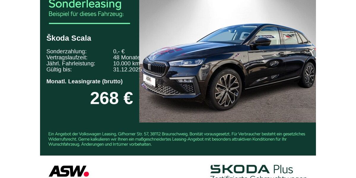 Skoda Scala 22.900 km 26.330 &euro; Bad Rappenau 74906