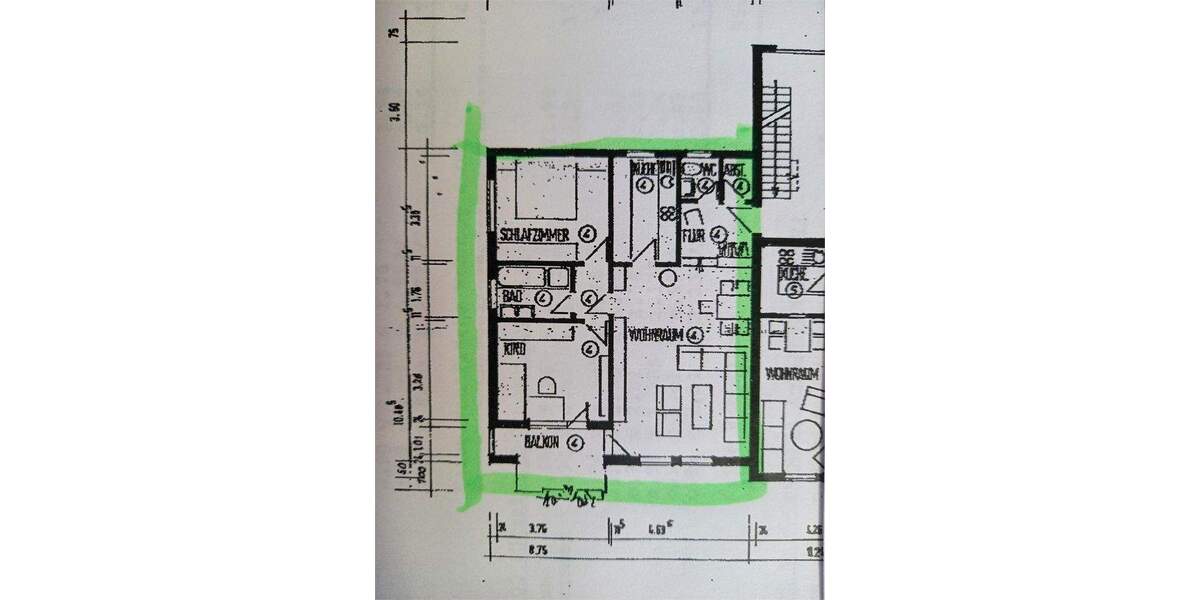 RESERVIERT: Helle 3-Zimmer-Wohnung mit Balkon und Tiefgarage - Privatverkauf ohne Makler 3 zimmer
