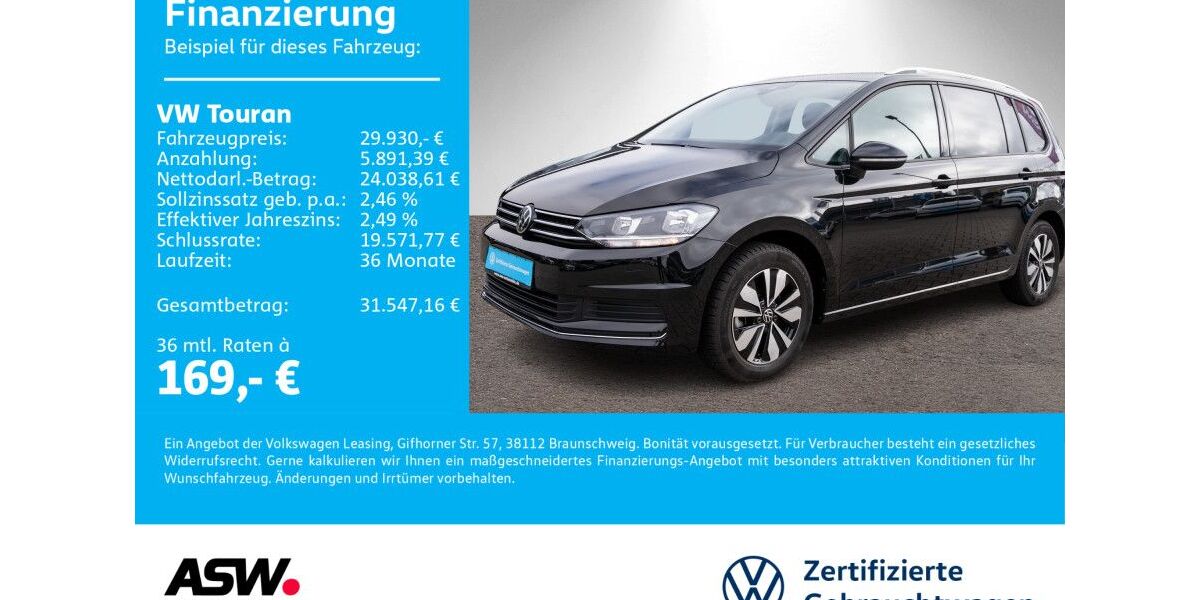 VW Touran 26.700 km 29.930 &euro; Bad Rappenau 74906