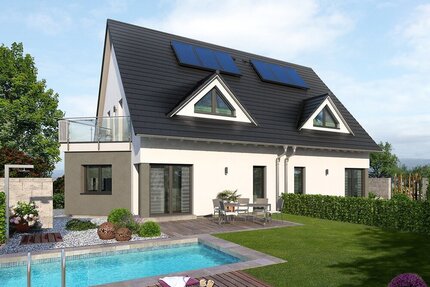 Moderne Doppelhaushälfte as Double 3 - clever geplant und kostenteilend - Haus Bretzfeld Bitzfeld | Angebot:27643581