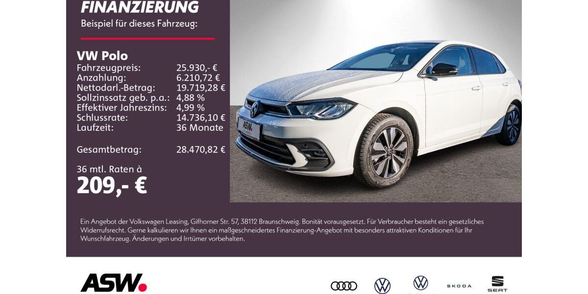 VW Polo 6.000 km 25.930 € Weinsberg 74189