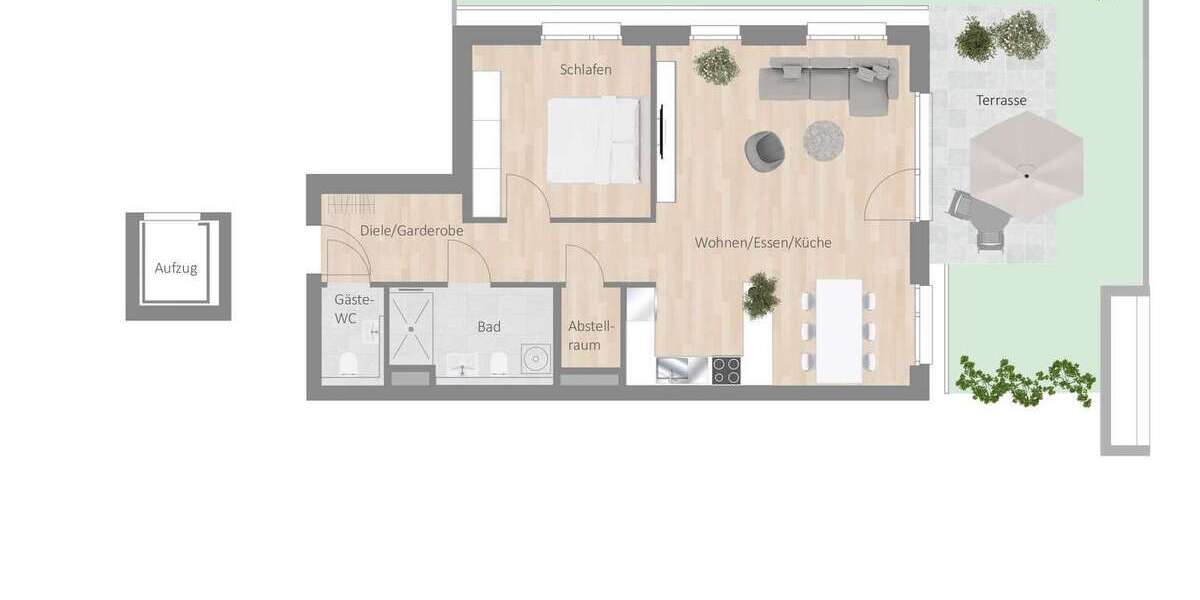 Etagenwohnung Besigheim - 2.5 Zimmer, 78 m&sup2;, 1.100&euro; | Angebot:26106366