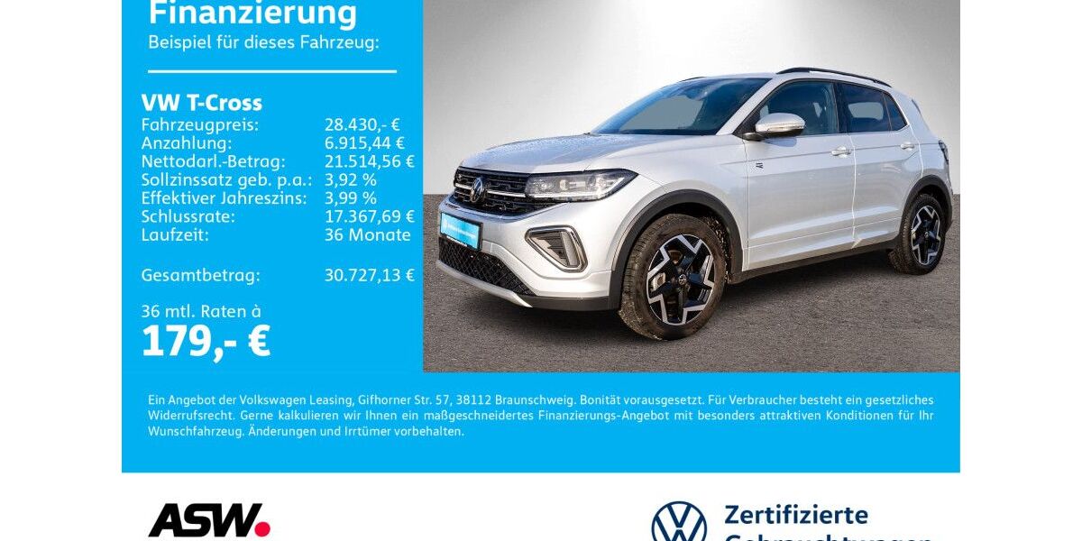 VW T-Cross 20.900 km 28.430 € Bad Rappenau 74906