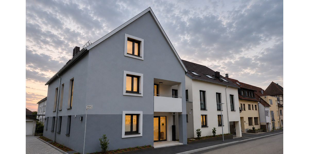 Etagenwohnung Ludwigsburg Poppenweiler - 4 Zimmer, 84 m&sup2;, 1.250&euro; | Angebot:26883147