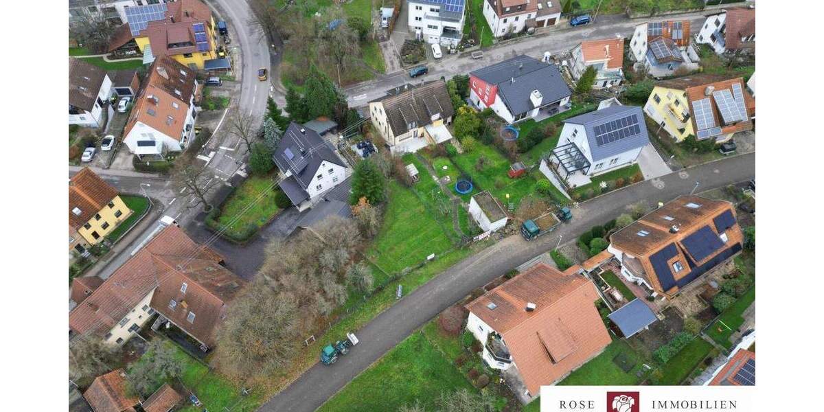 Statt einer Wohnung doch lieber ein Einfamilienhaus? Attraktives Grundstück in einer Sackgasse von Erdmannhausen zimmer