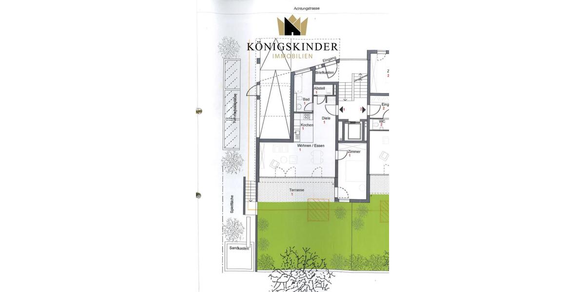 Erdgeschoßwohnung Heilbronn - 2.5 Zimmer, 65 m&sup2;, 960&euro; | Angebot:26097350