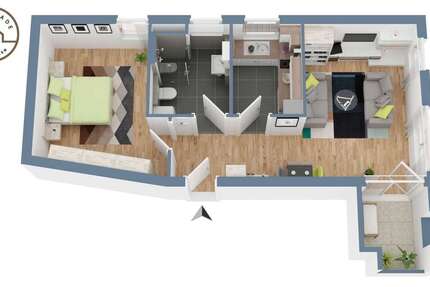 Wohnung zum Kaufen in Heilbronn 155.000 € 55 m² 2 zimmer