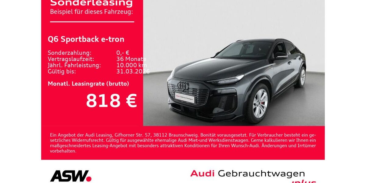 Audi Q6 e-tron 13.200 km 69.930 &euro; Heilbronn 74074