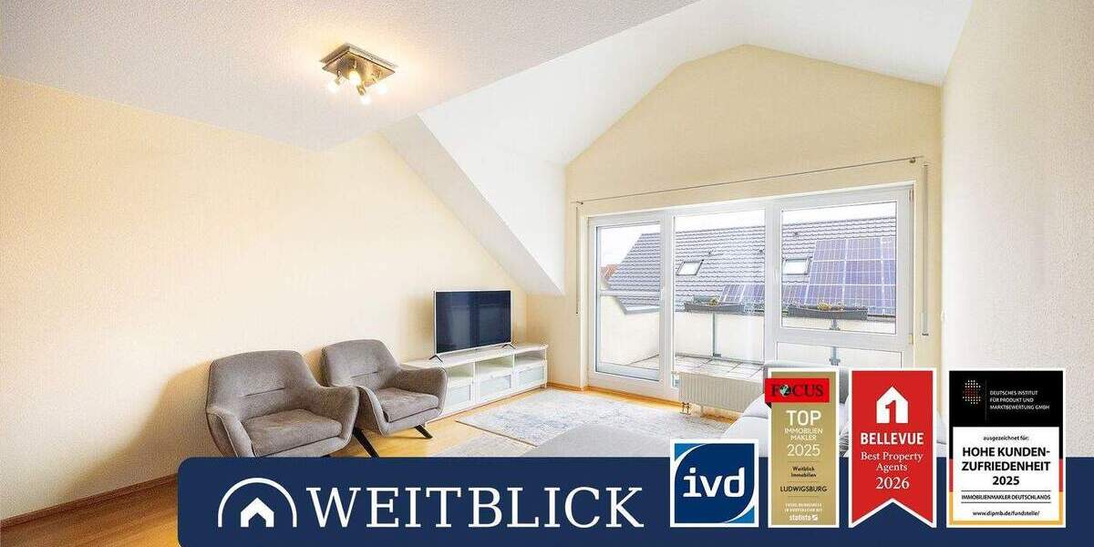 Etagenwohnung Sachsenheim Großsachsenheim - 3 Zimmer, 84 m&sup2;, 329.000&euro; | Angebot:25879826