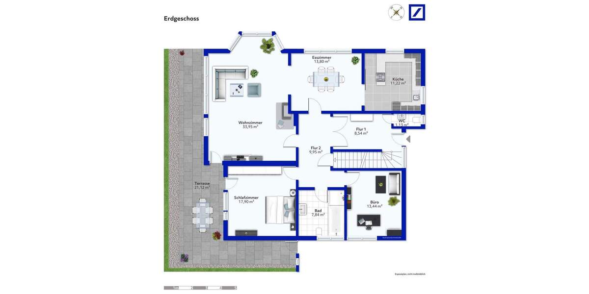 Großzügiges Ein- bis Zweifamilienhaus in massiver Bauweise mit Sauna, Garten und Doppelgarage 7 zimmer