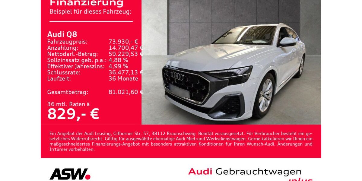 Audi Q8 56.750 km 71.330 &euro; Heilbronn 74074