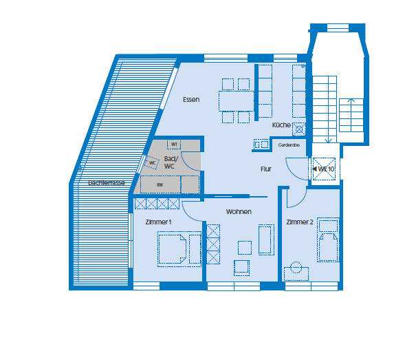 Etagenwohnung Bietigheim-Bissingen / Bietigheim Bissingen - 3 Zimmer, 86 m&sup2;, 1.400&euro; | Angebot:26797907