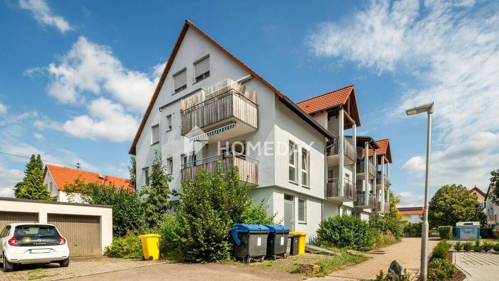 Licht, Ruhe und Nähe - Wohnen mit Balkon im Murrtal 2 zimmer