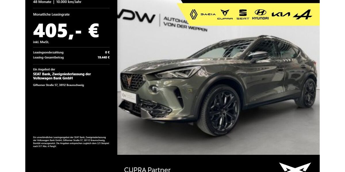 Cupra Formentor 25.400 km 35.480 &euro; Heilbronn 74076