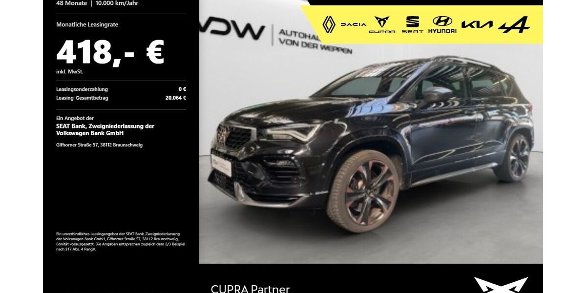 Cupra Ateca 43.300 km 35.880 &euro; Heilbronn 74076
