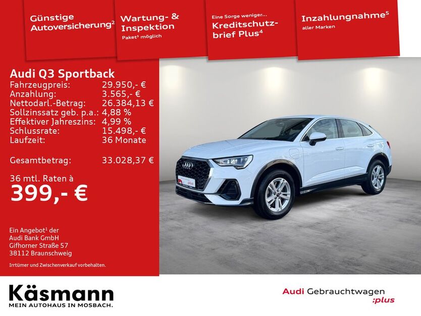 Audi Q3 50.884 km 28.860 € Mosbach 74821