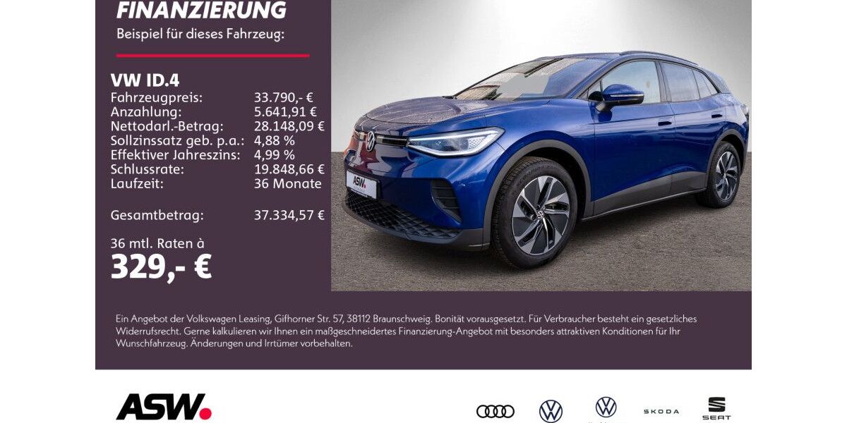 VW ID.4 7.900 km 33.790 &euro; Weinsberg 74189
