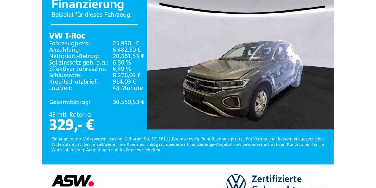 VW T-Roc 62.600 km 25.930 &euro; Bad Rappenau 74906