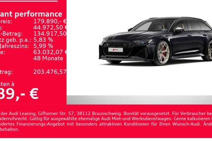 Audi RS6 14.500 km 179.890 € Heilbronn 74074