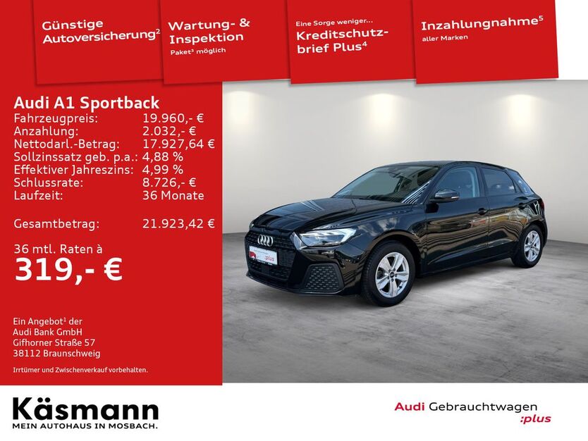 Audi A1 30.069 km 19.960 € Mosbach 74821
