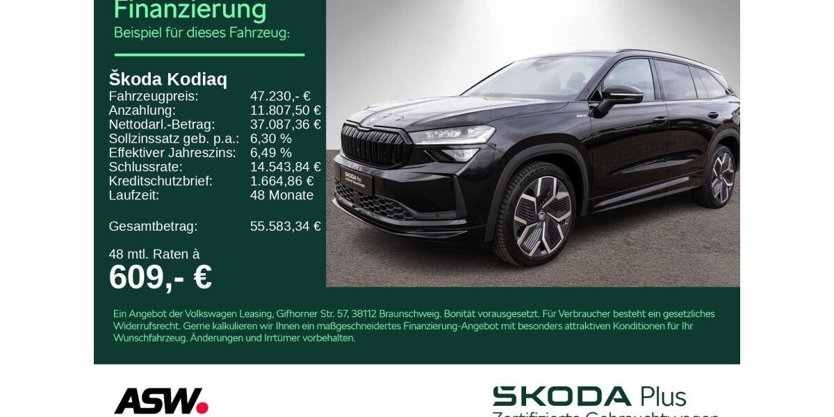 Skoda Kodiaq 25.600 km 46.560 &euro; Heilbronn 74076