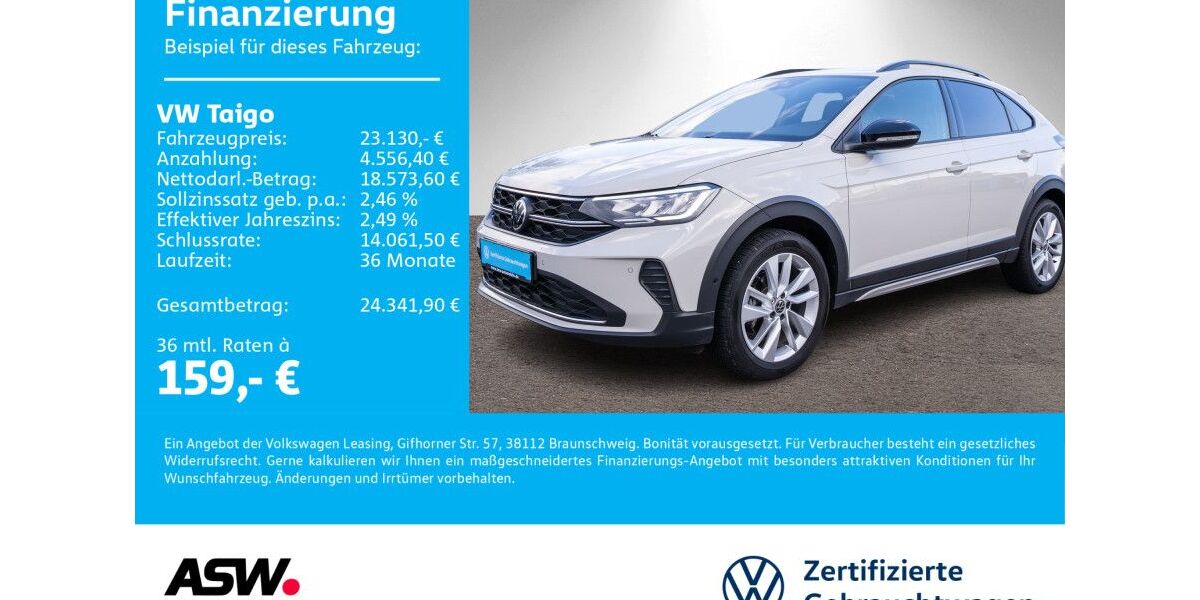 VW Taigo 25.600 km 23.130 &euro; Bad Rappenau 74906