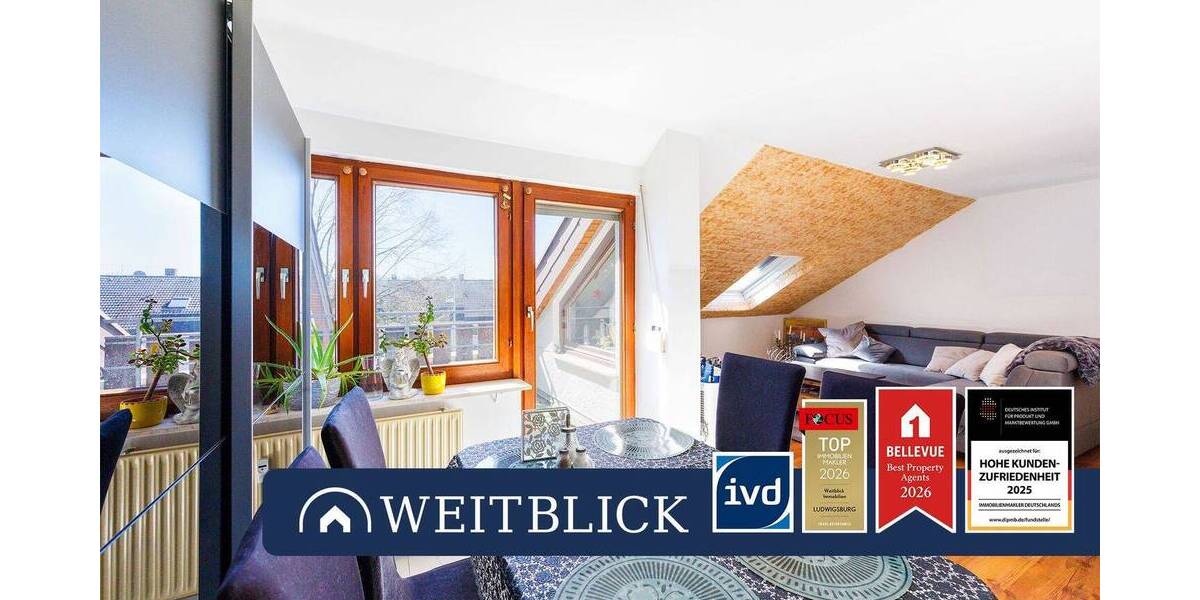 Etagenwohnung Freiberg am Neckar Heutingsheim - 2 Zimmer, 49 m&sup2;, 179.000&euro; | Angebot:26501545
