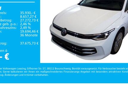 VW Golf 9.300 km 35.930 € Sinsheim 74889