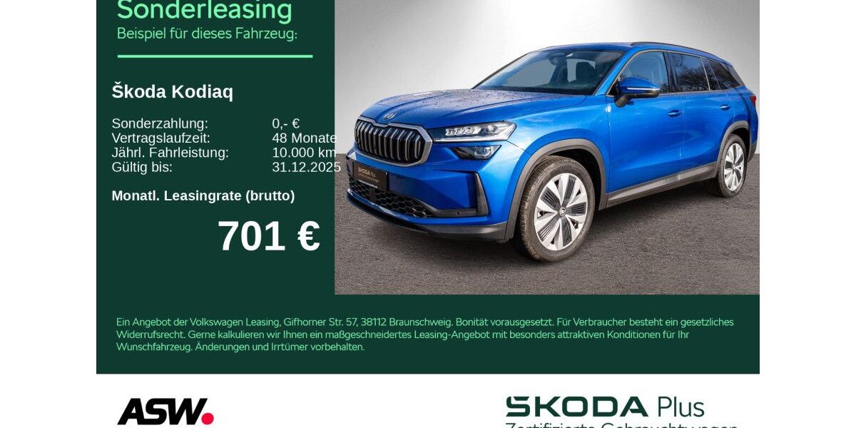 Skoda Kodiaq 9.000 km 54.930 € Heilbronn 74076