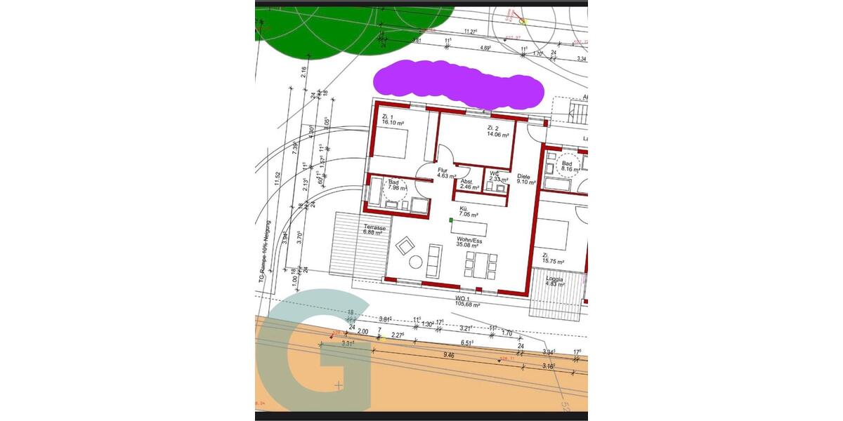 Vermiete schöne, helle 3,5 Zimmer Wohnung , 88662HödingenÜberl. 3.5 zimmer