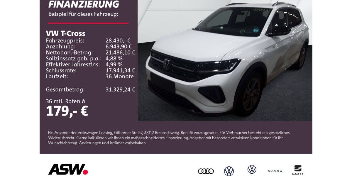 VW T-Cross 27.000 km 28.430 € Weinsberg 74189