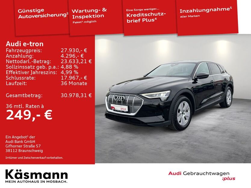 Audi e-tron 64.655 km 26.950 € Mosbach 74821