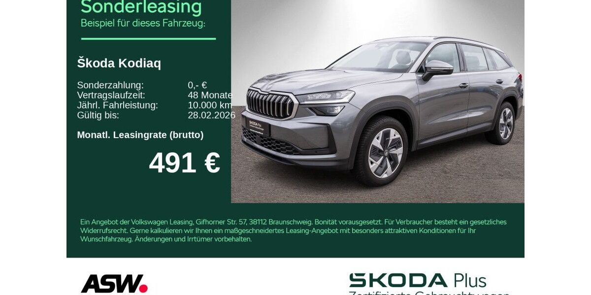 Skoda Kodiaq 27.000 km 46.830 &euro; Bad Rappenau 74906