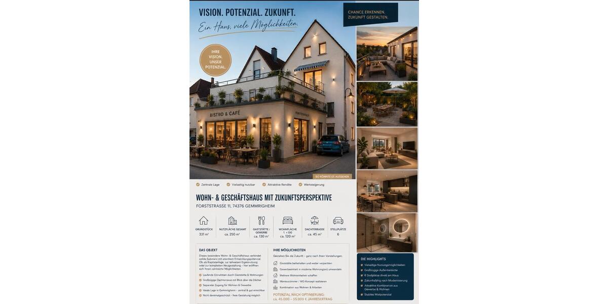 Mehrfamilienhaus, Wohnhaus Gemmrigheim - 5 Zimmer, 120 m&sup2;, 599.000&euro; | Angebot:26869607