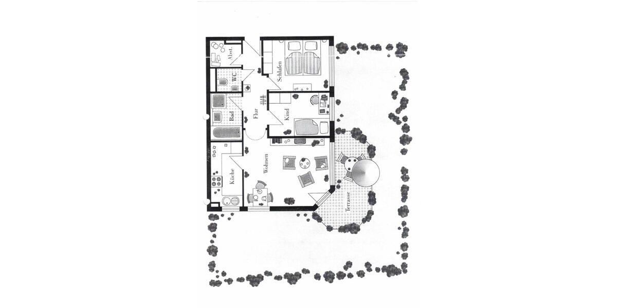Terrassenwohnung Markgröningen - 3.5 Zimmer, 61 m&sup2;, 259.000&euro; | Angebot:26851534