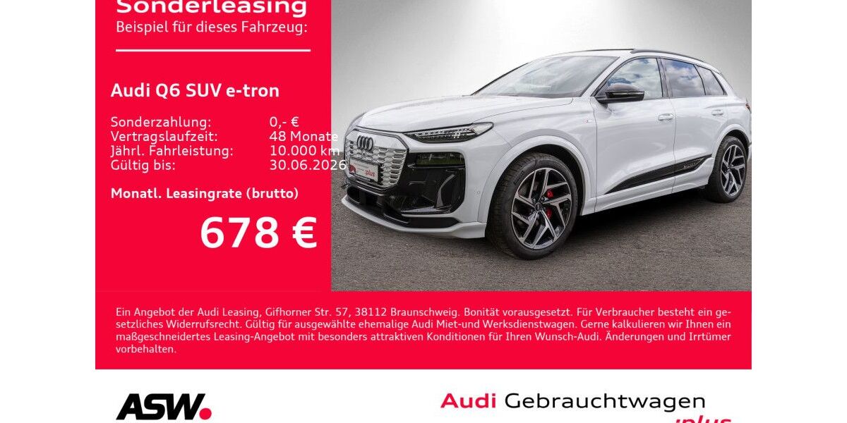 Audi Q6 e-tron 16.300 km 63.390 &euro; Heilbronn 74074