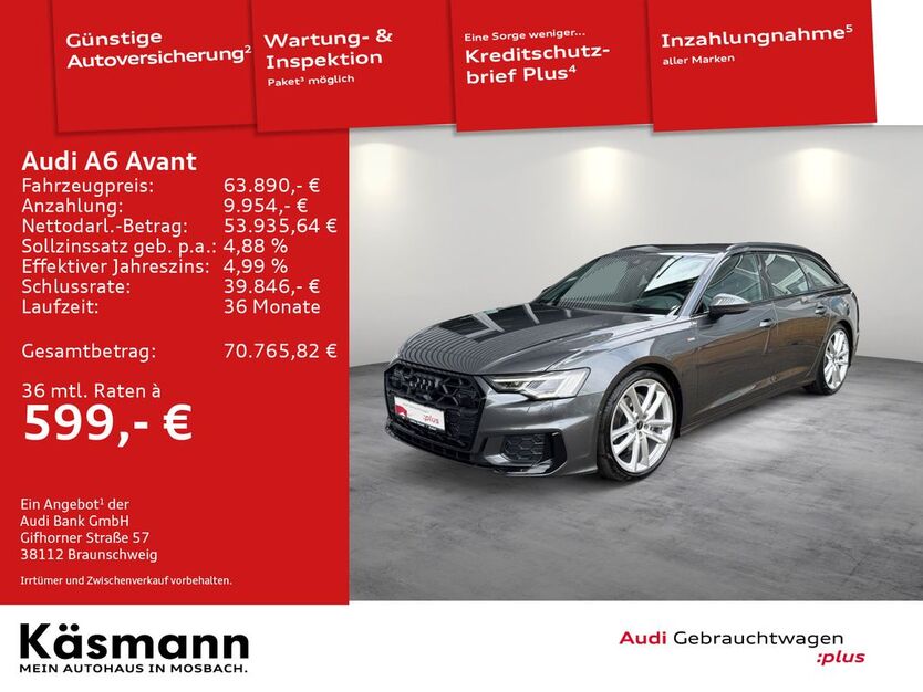 Audi A6 9.502 km 62.990 € Mosbach 74821