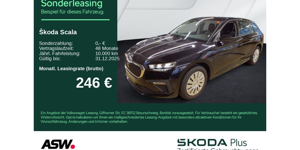 Skoda Scala 14.800 km 22.430 € Heilbronn 74076