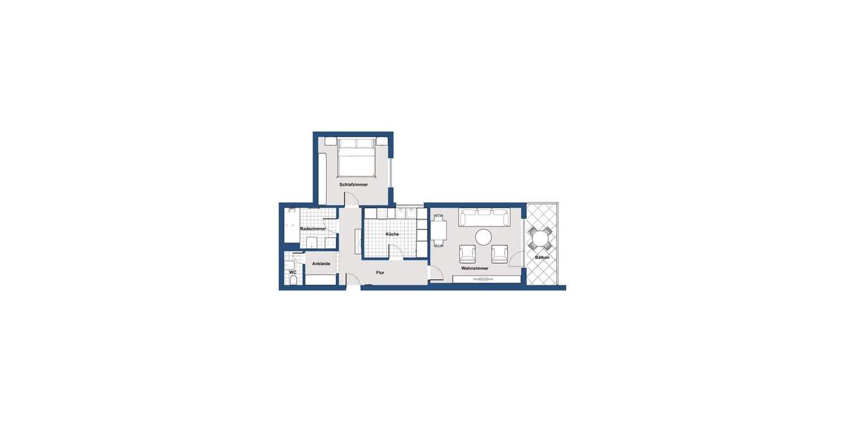 Etagenwohnung Marbach am Neckar Marbach - 2 Zimmer, 65 m&sup2;, 149.000&euro; | Angebot:25698007