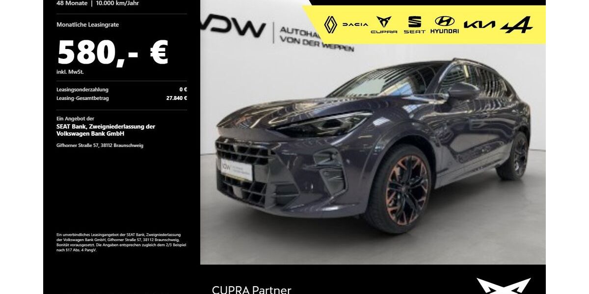 Cupra Terramar 6.300 km 43.540 &euro; Heilbronn 74076