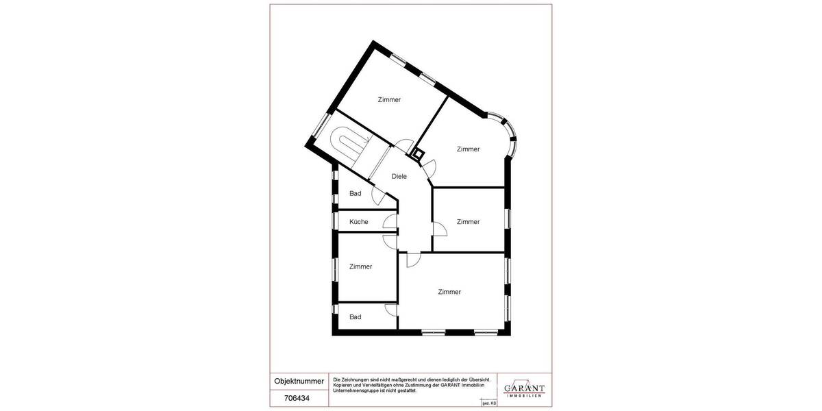 Etagenwohnung Heilbronn - 5 Zimmer, 136 m&sup2;, 450.000&euro; | Angebot:25730255