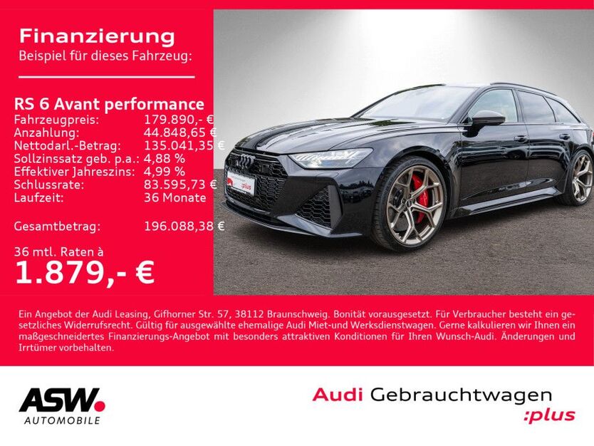 Audi RS6 14.500 km 179.890 € Heilbronn 74074