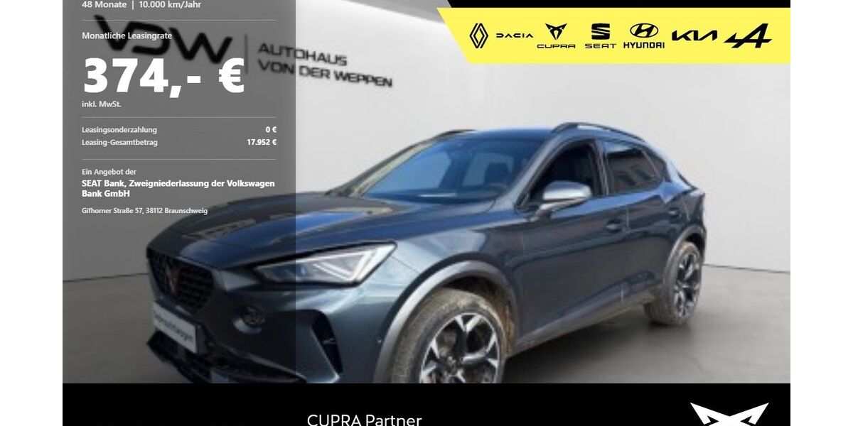 Cupra Formentor 24.900 km 27.980 &euro; Mosbach 74821