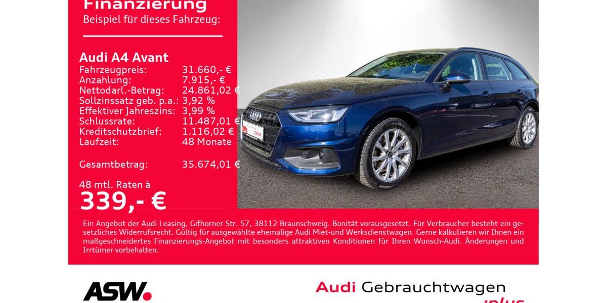 Audi A4 38.990 km 29.990 &euro; Heilbronn 74074